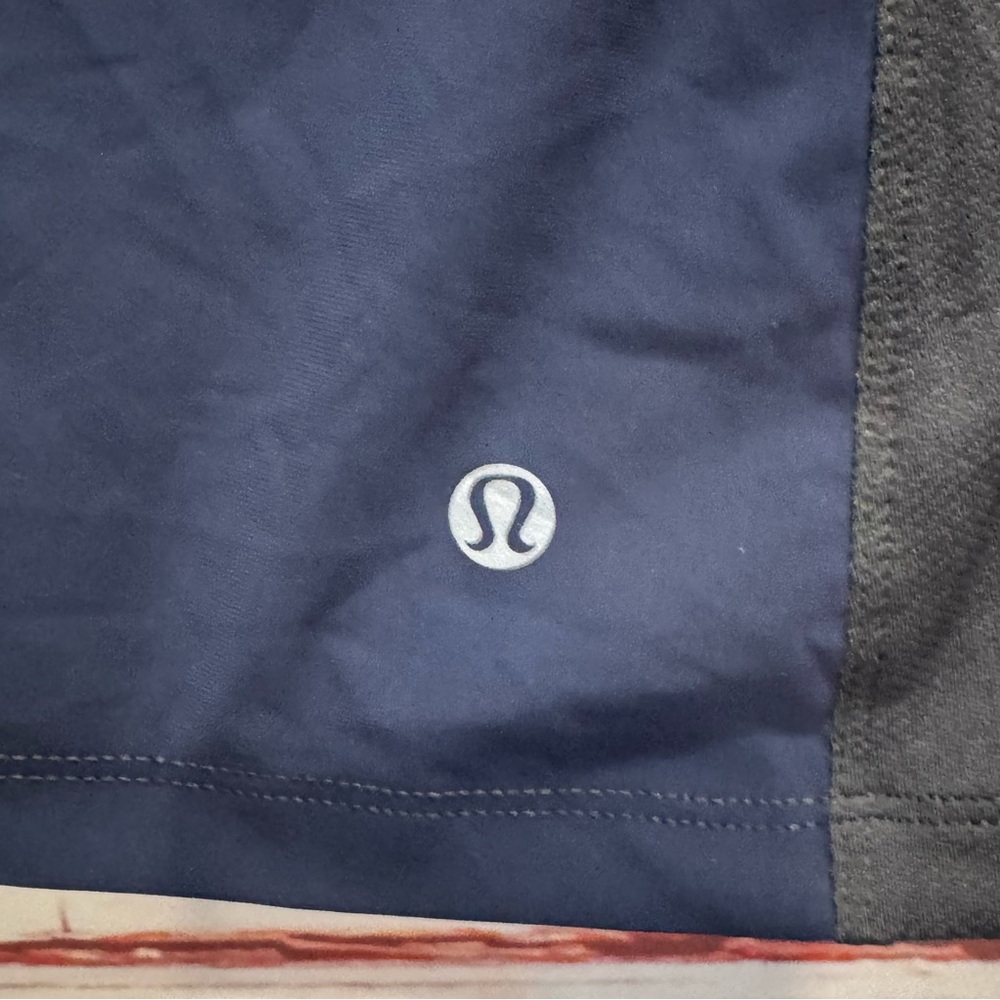 Lululemon Trail Bound Tank in Deep Coal / Deep Navy / Electric Coral Sz 8 - Picture 7 of 11